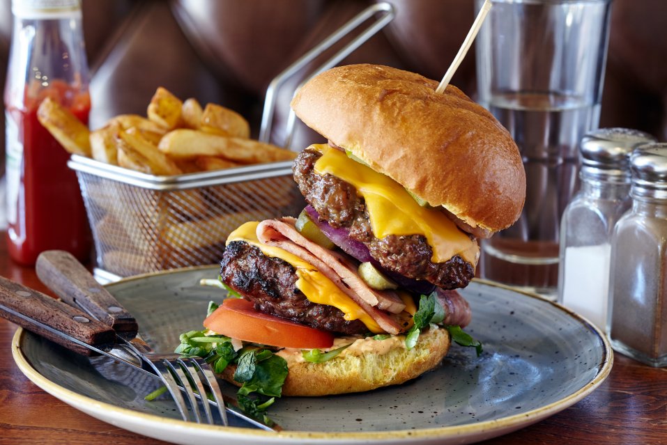 Photo of a burger by an SEO company in London